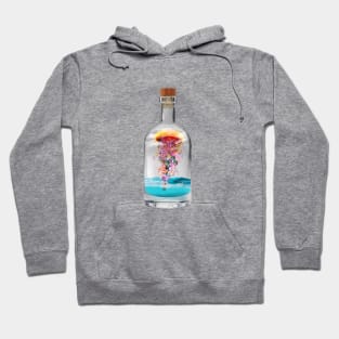 Electric Jellyfish in a Bottle Hoodie